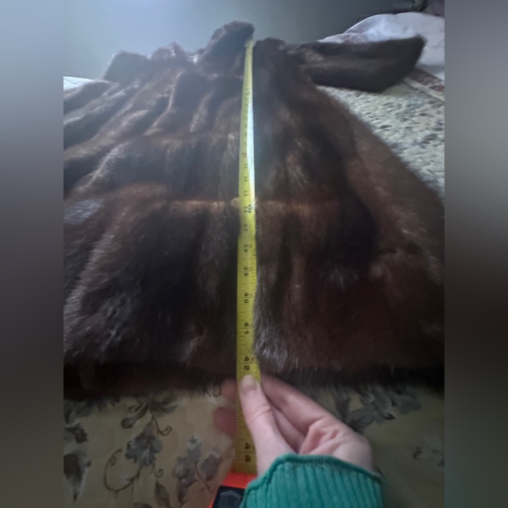Custom Vintage 1980s Mink Fur Coat - Picture 6 of 8